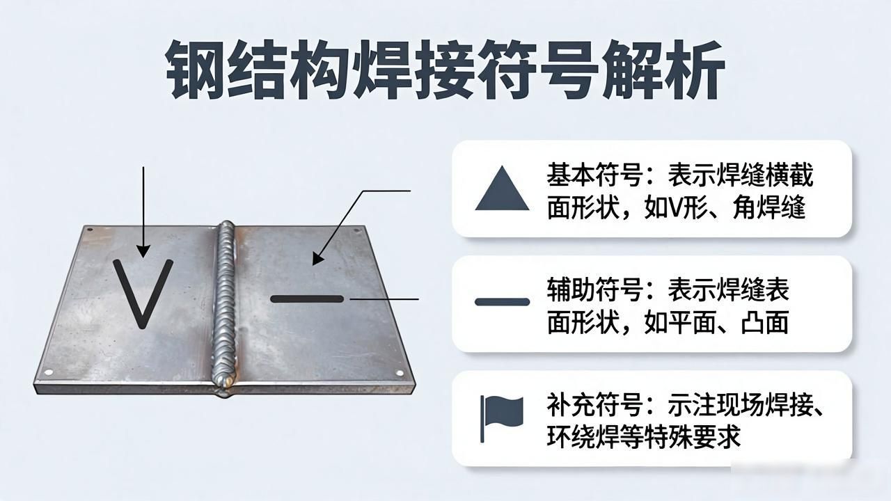 焊接符号标注方法_钢结构焊缝符号含义_焊接符号所有