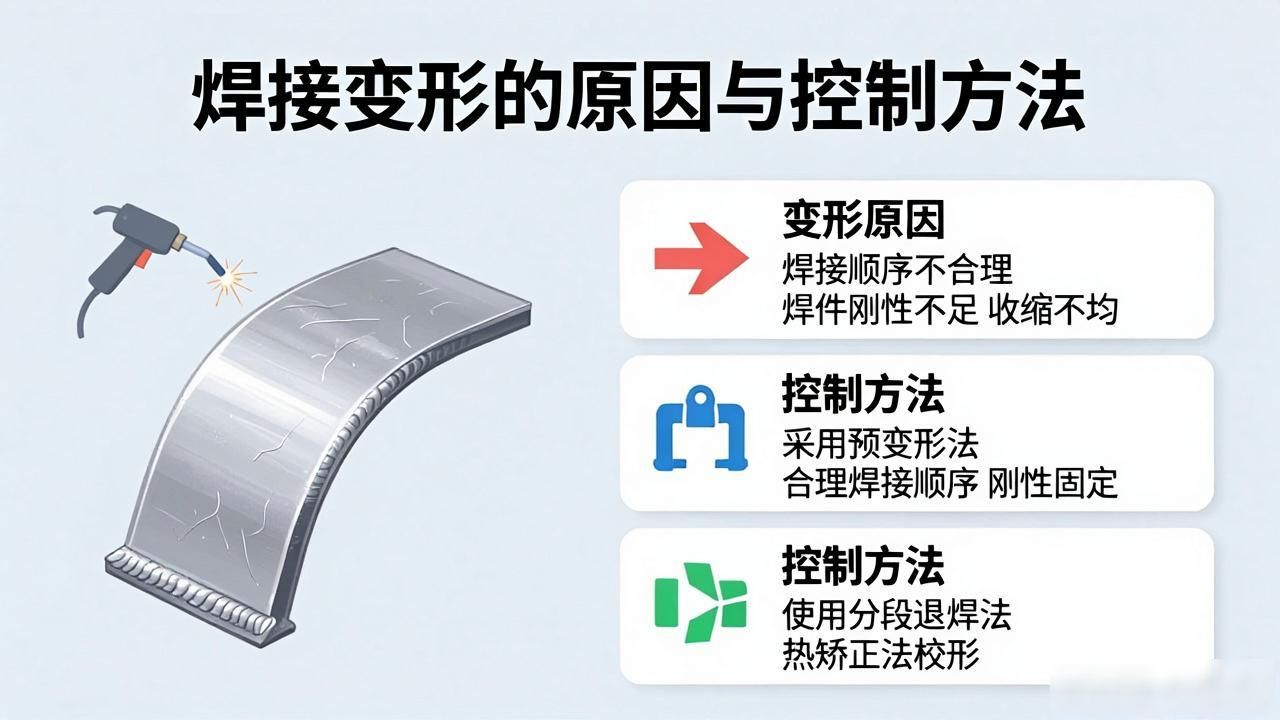焊接变形的几种情况及常用控制方法-铆焊老刘铆工焊工笔记
