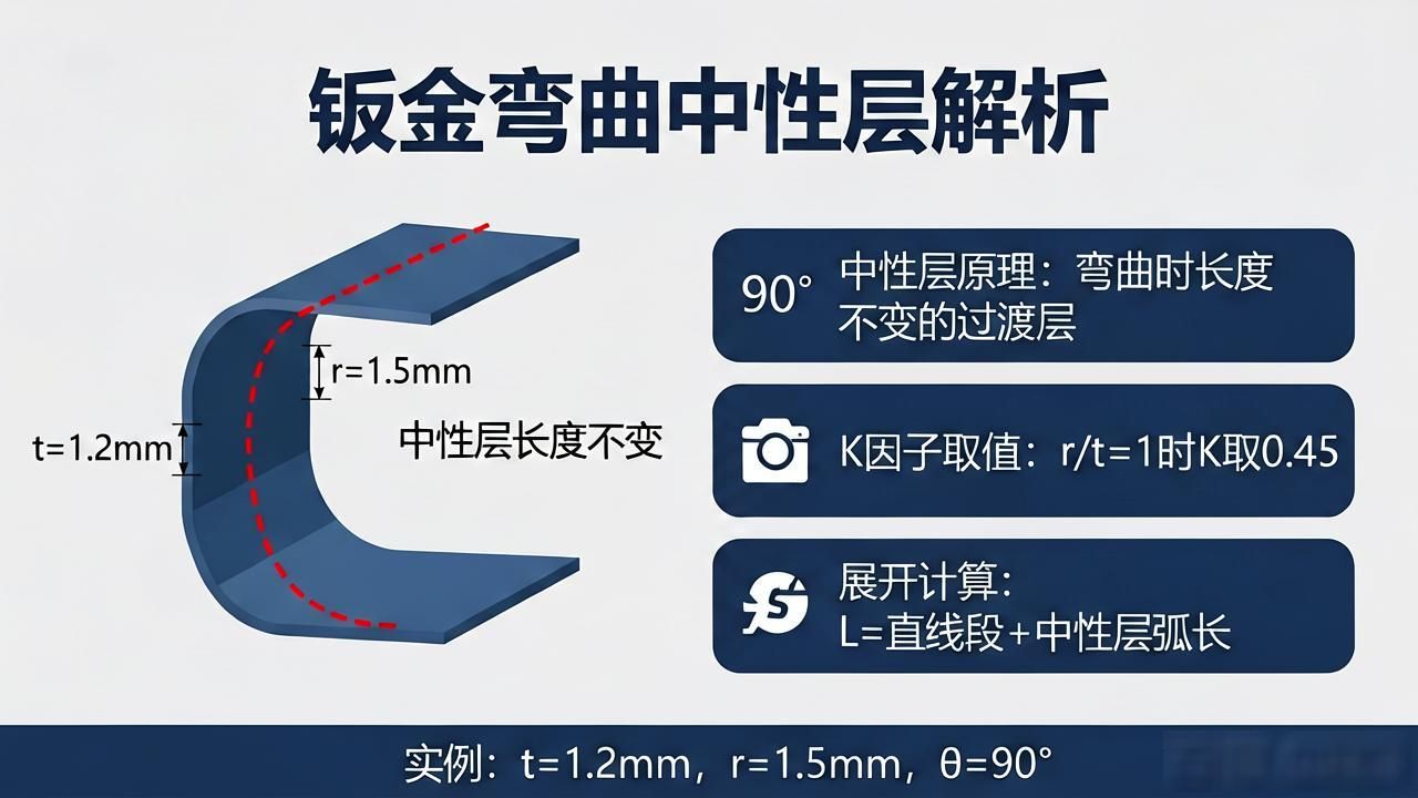 钣金展开尺寸计算全面解析与实例分析-铆焊老刘铆工焊工笔记