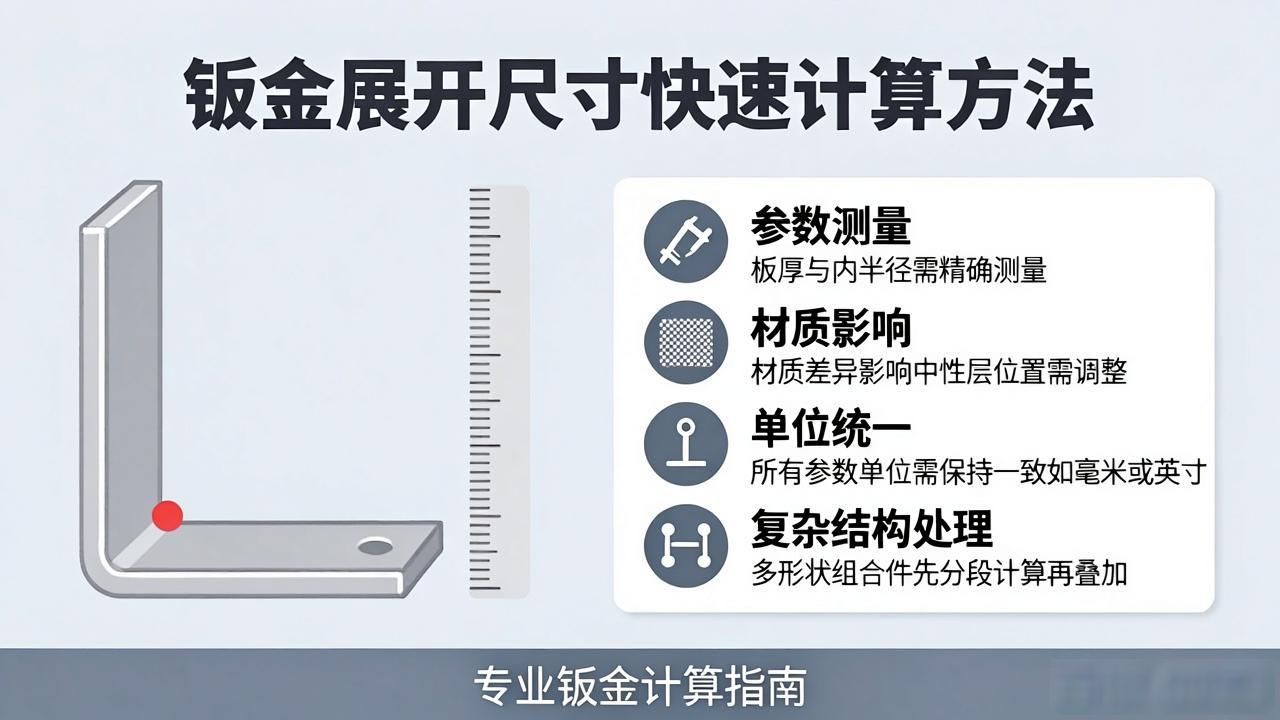 中性层位置确定_钣金展开尺寸计算_螺旋钣金展开公式