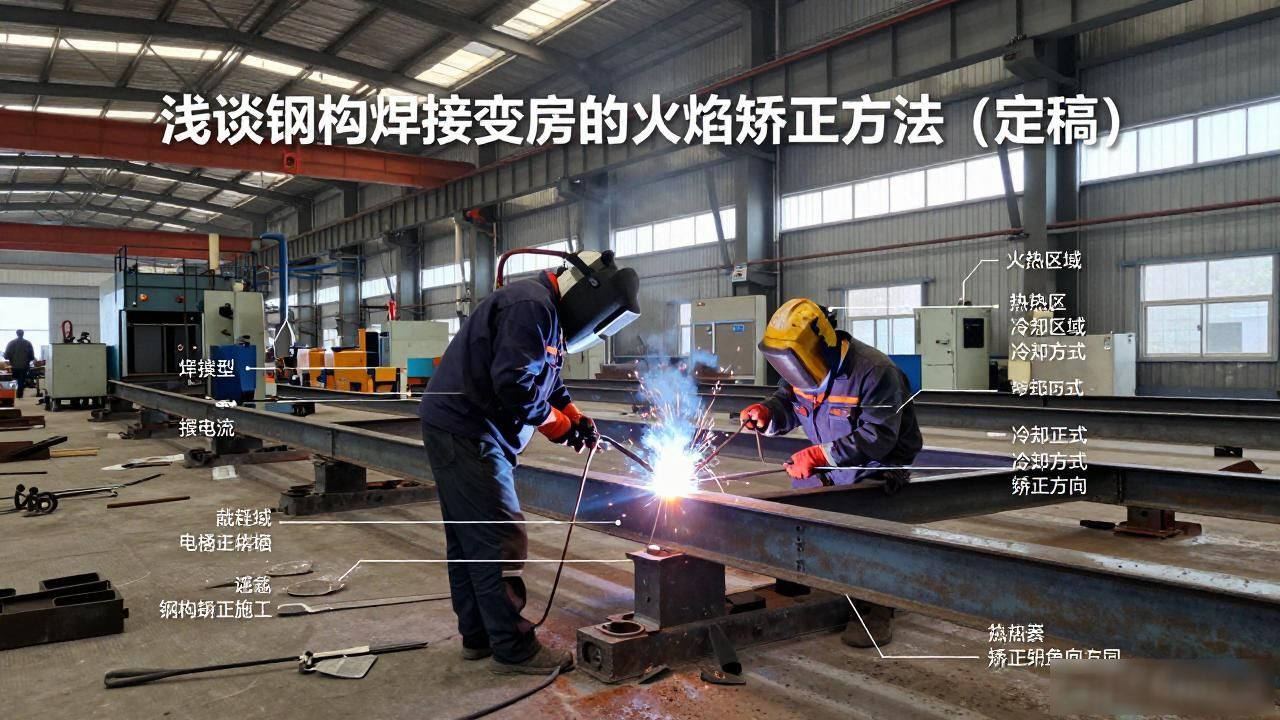 浅谈钢结构焊接变形的火焰矫正方法(定稿)》-铆焊老刘铆工焊工笔记