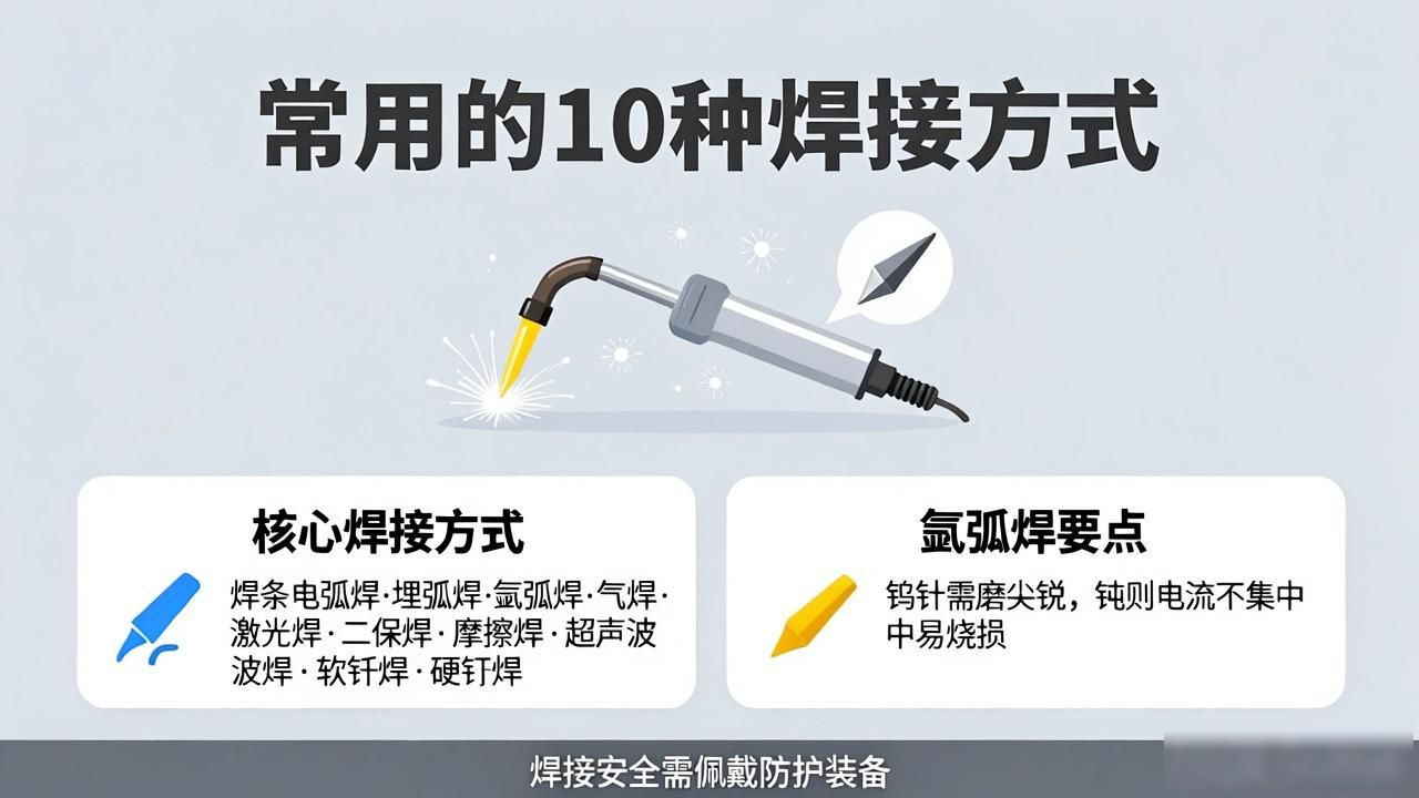 常用的10种焊接方式，一次讲清楚-铆焊老刘铆工焊工笔记