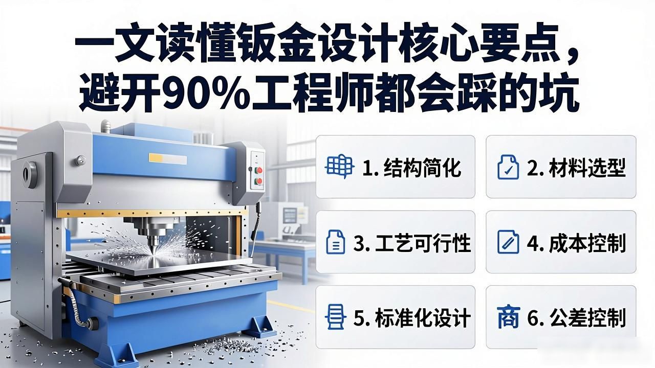 一文读懂钣金设计核心要点，避开90%工程师都会踩的坑-铆焊老刘铆工焊工笔记