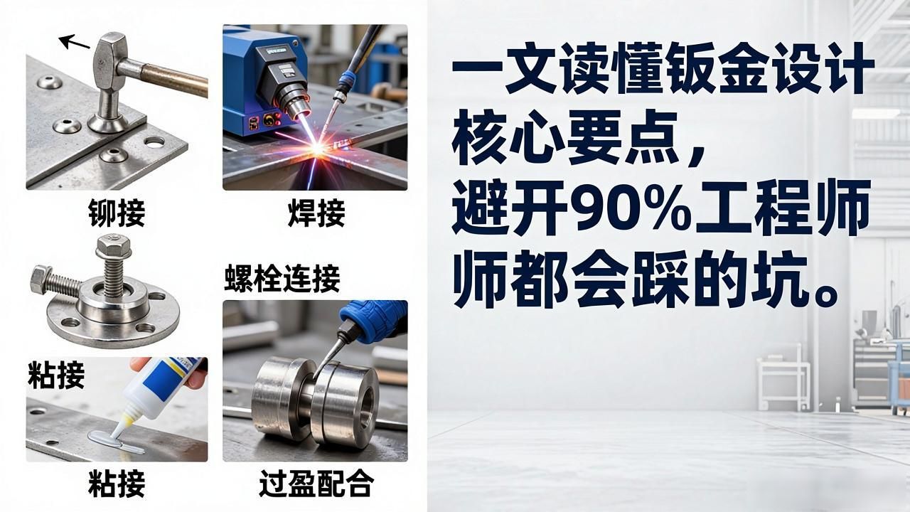 冲裁设计避坑技巧_钣金件结构设计原则_钣金展开斜角怎么处理