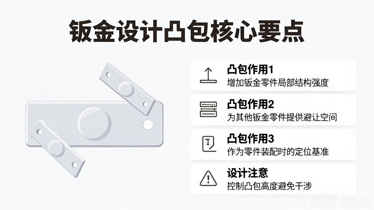 钣金展开斜角怎么处理_冲裁设计避坑技巧_钣金件结构设计原则