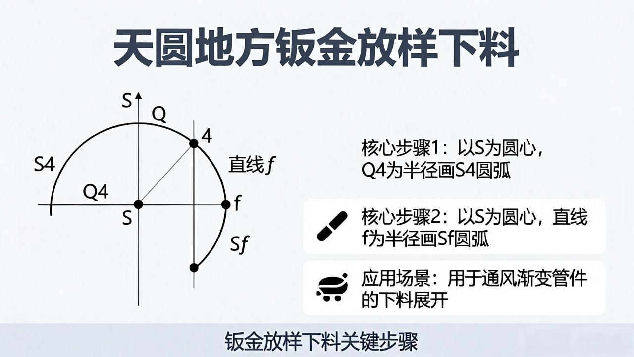 圆形钣金展开图片大全_钣金展开图教程_天圆地方放样步骤