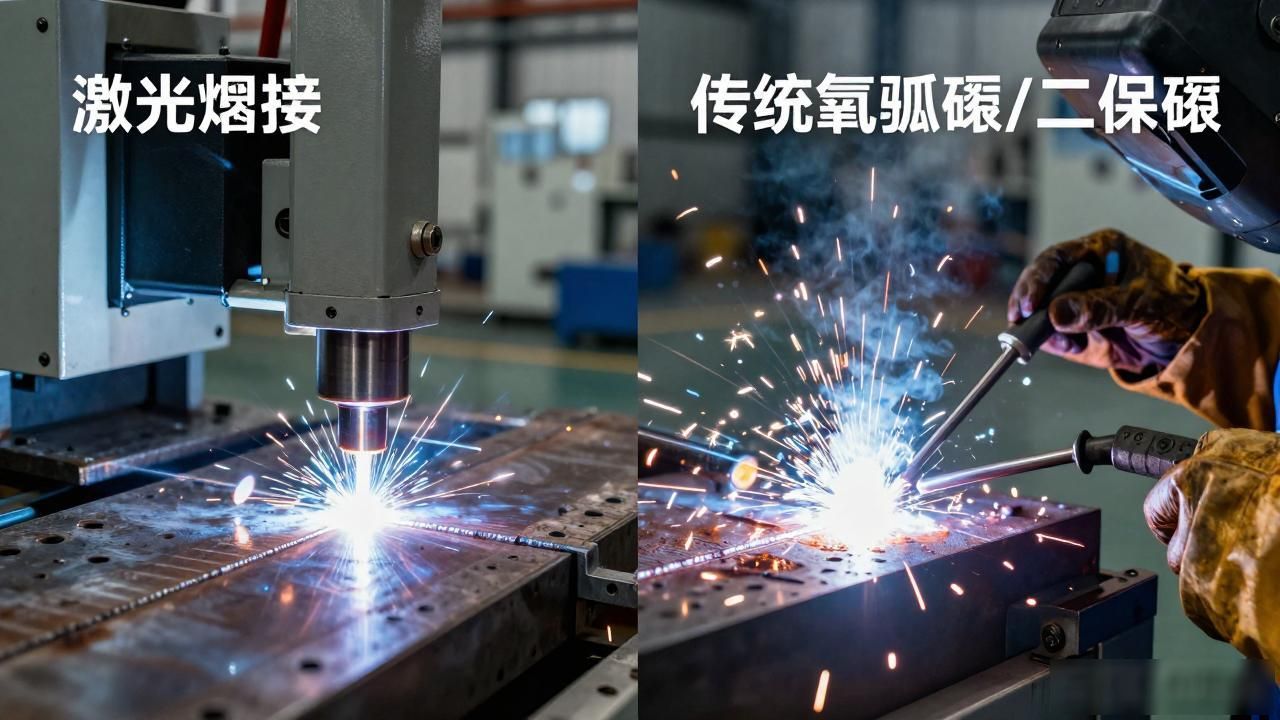 激光焊接VS传统氩弧焊/二保焊优劣对比，制造企业工艺升级参考-铆焊老刘铆工焊工笔记