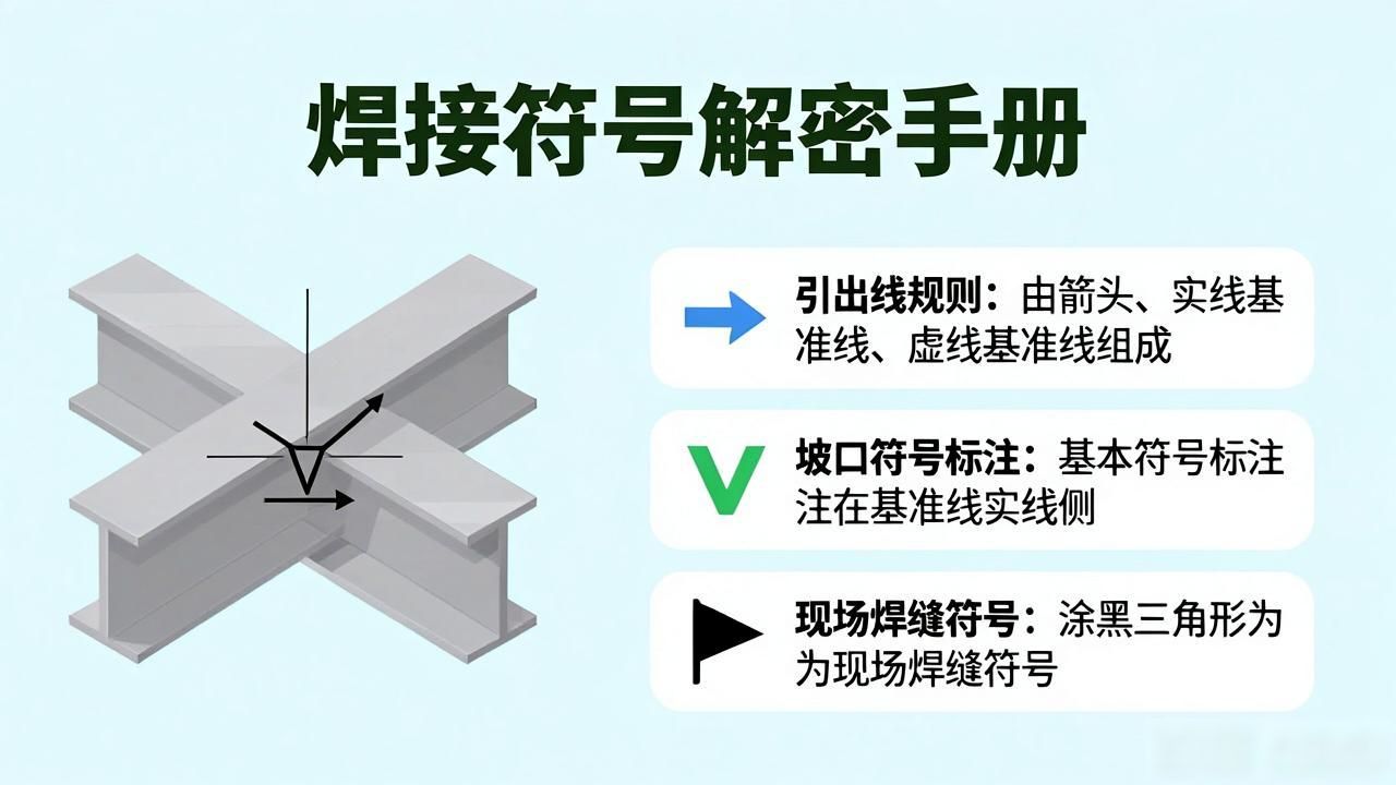 焊接符号标注方法_坡口符号标注实例_焊接宽度符号