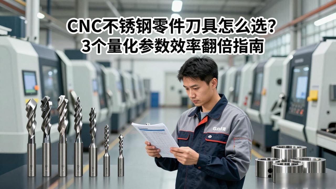 CNC车削切削参数计算_量化参数效率翻倍指南_CNC不锈钢零件刀具选型