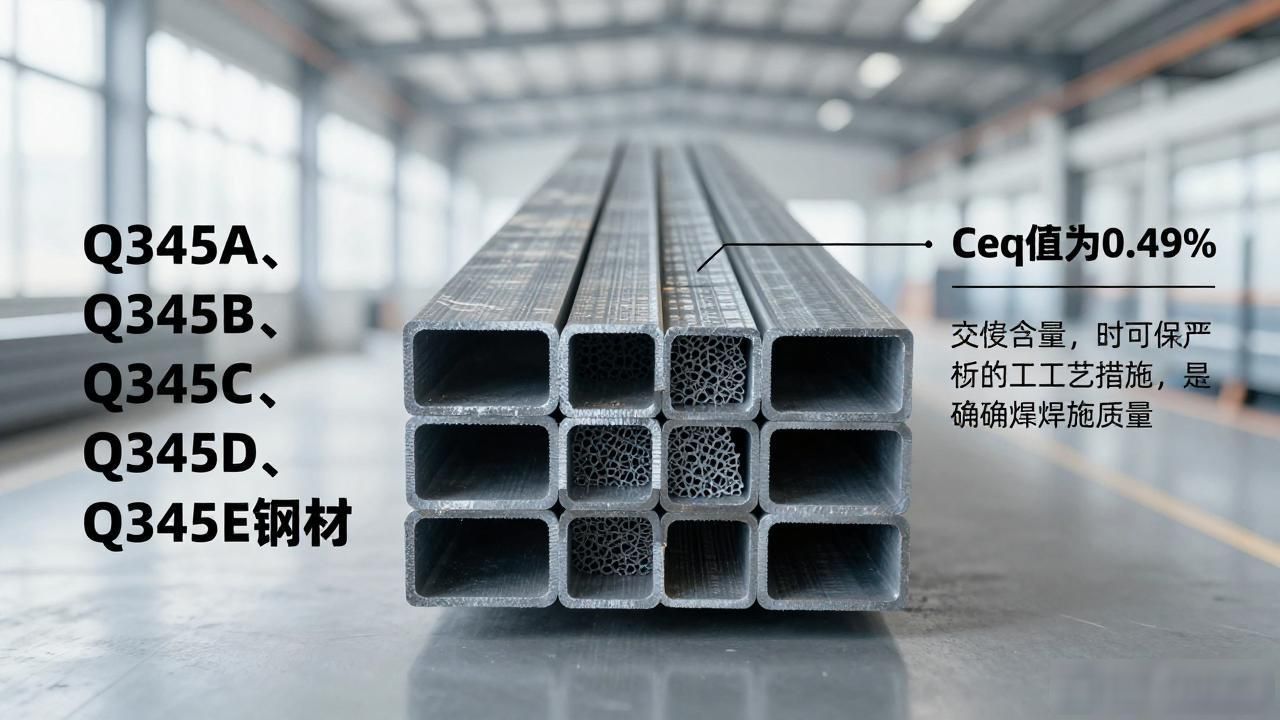 Q345钢材化学成分_Q345B与Q345D性能对比_桥梁用Q345钢板铆焊技术规范