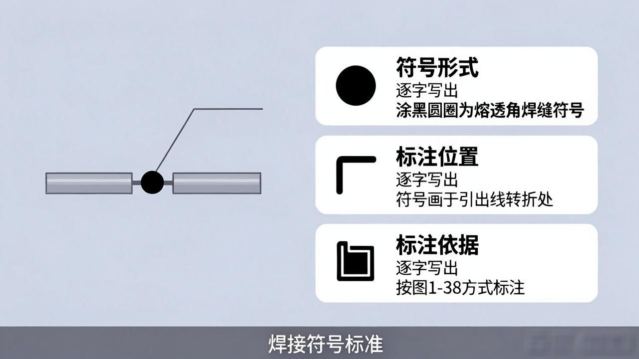 焊接符号注释_焊接符号标注图解示例_焊接方法代号标注