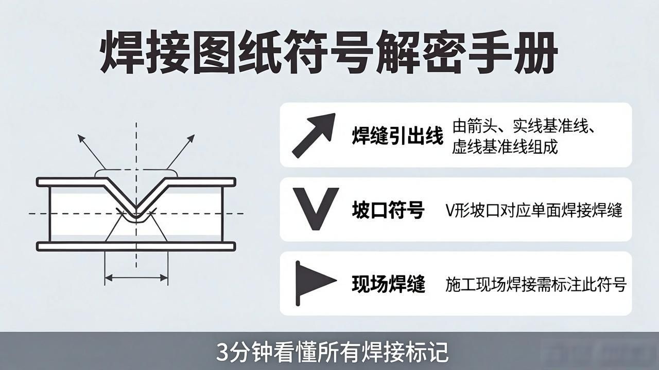 钢结构焊缝符号含义_焊接符号标注方法_焊接符号注释