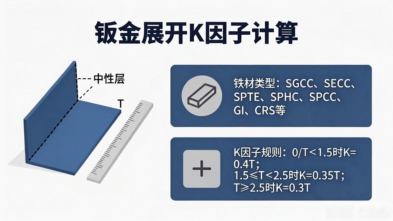 钣金展开计算方法-铆焊老刘铆工焊工笔记