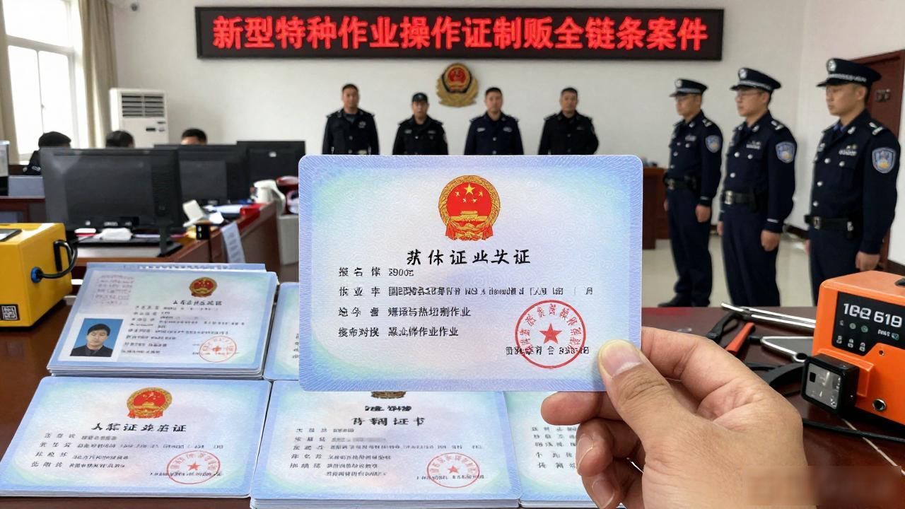 制贩电工焊工特种作业证案件_焊接与热切割作业特种操作证查询_假冒国家安全生产考试公众号查证