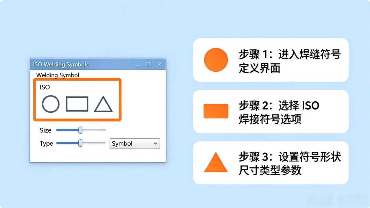 Solidworks自定义焊缝符号_soliworks焊接符号_Solidworks定义焊接符号步骤