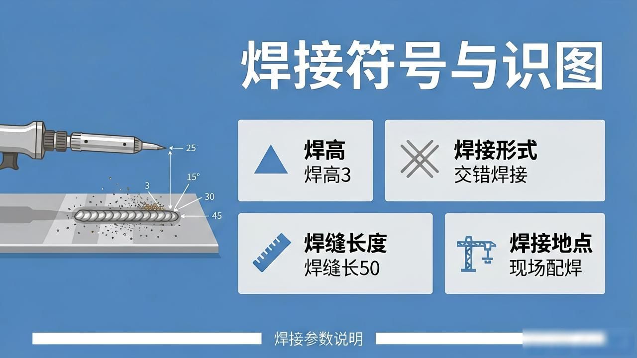 焊缝尺寸符号_焊接符号题库_T形接头
