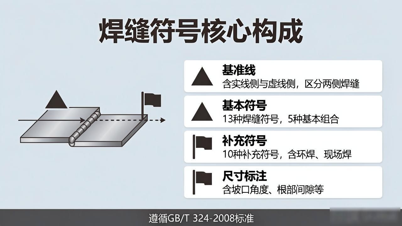 焊接符号 双面_图纸符号与施工对应_焊缝符号解读