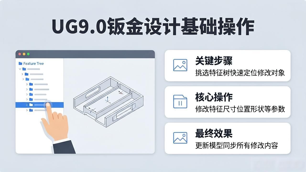 UG9.0钣金设计教程_UG9.0钣金特征创建与应用_ug钣金怎么快速展开