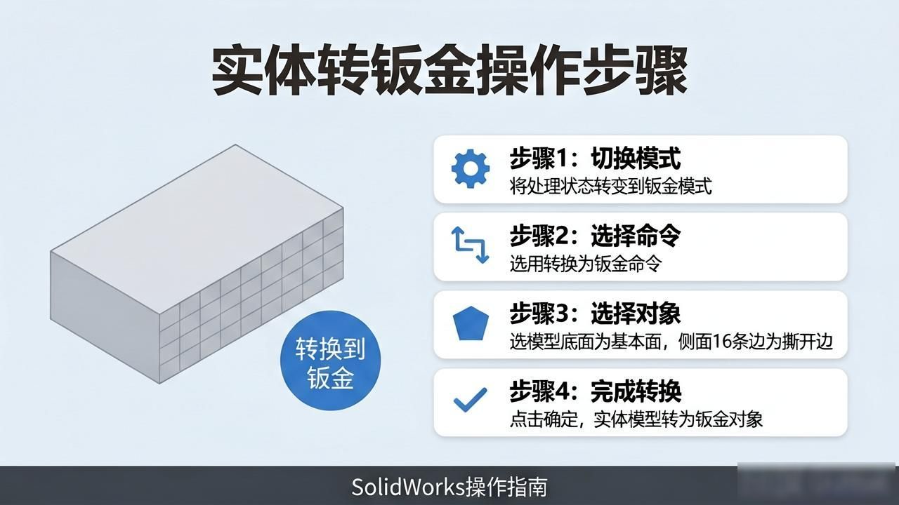 UG12.0建模实体转为钣金_如何将建模实体转为钣金_ug钣金怎么快速展开