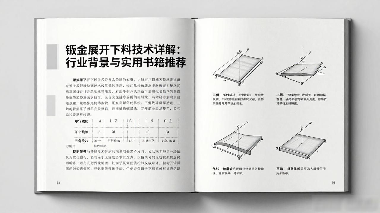 钣金展开下料技术详解：行业背景与实用书籍推荐-铆焊老刘铆工焊工笔记