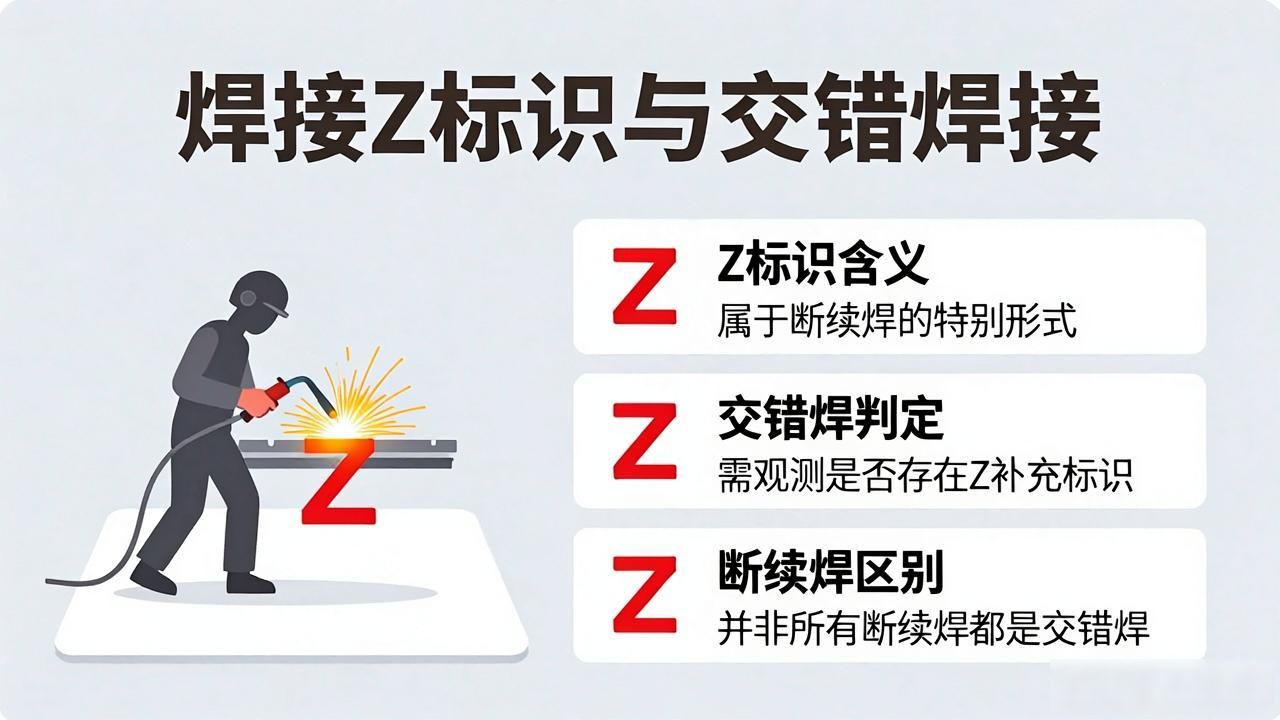 焊接符号Z含义_焊接符号G什么_交错焊接标注方法