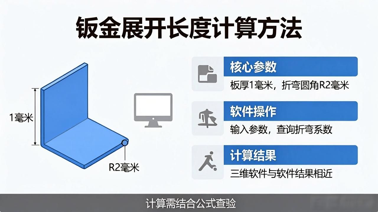 钣金展开小软件教程_钣金展开软件计算尺寸_钣金切割钣金展开