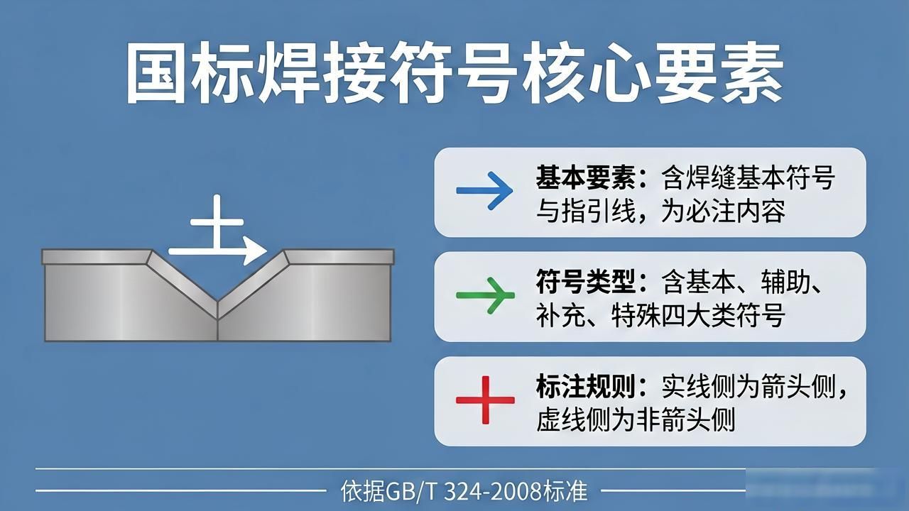 薄板焊接的焊接符号_焊接图样标注方法_焊缝代号表示方法