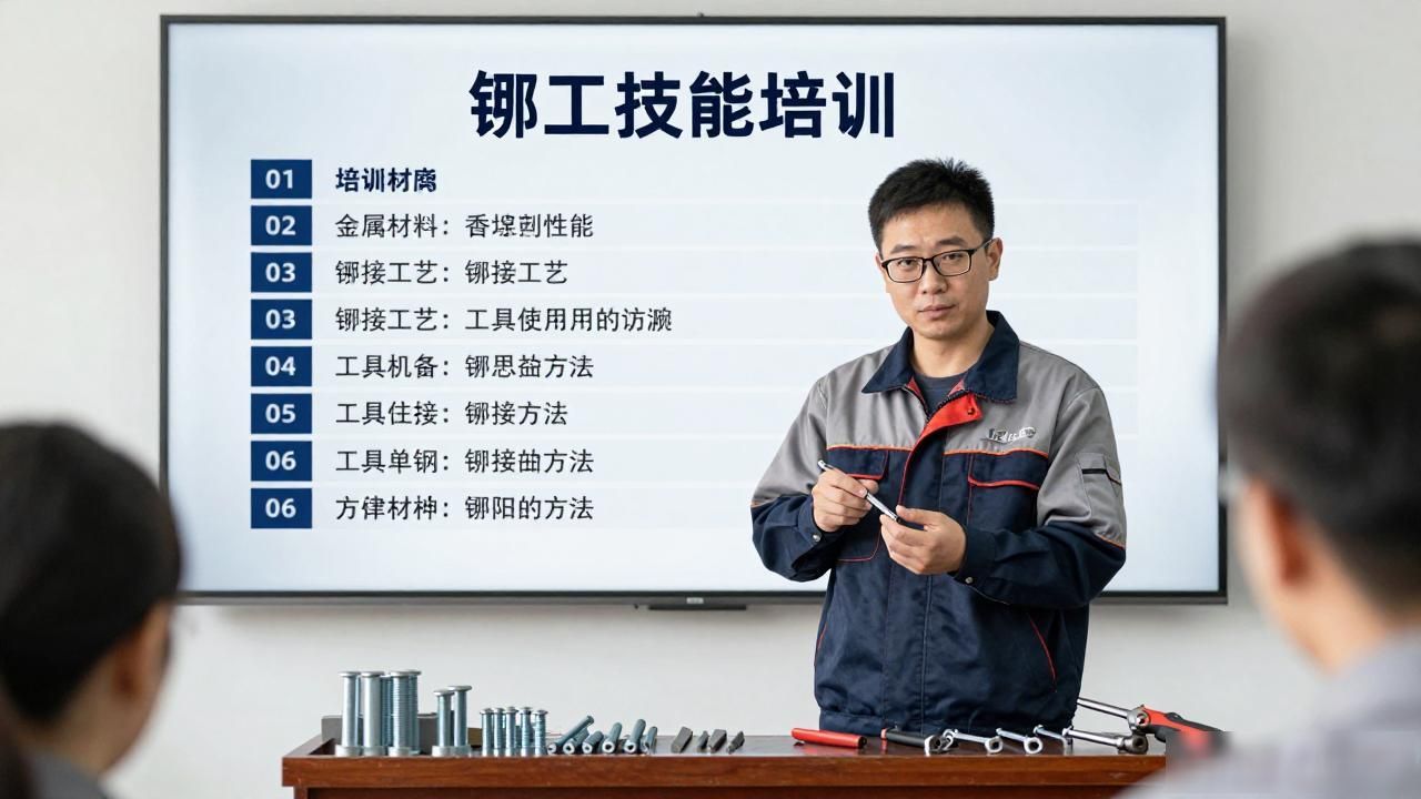 铆工技能培训-铆焊老刘铆工焊工笔记