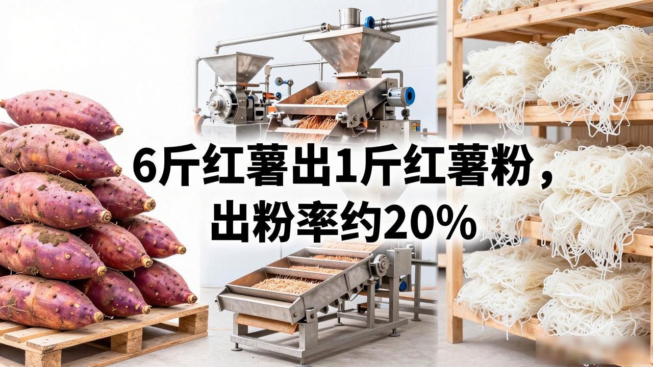红薯粉条出粉率_一斤红薯粉出多少粉条_机器加工红薯粉条一斤加多少水