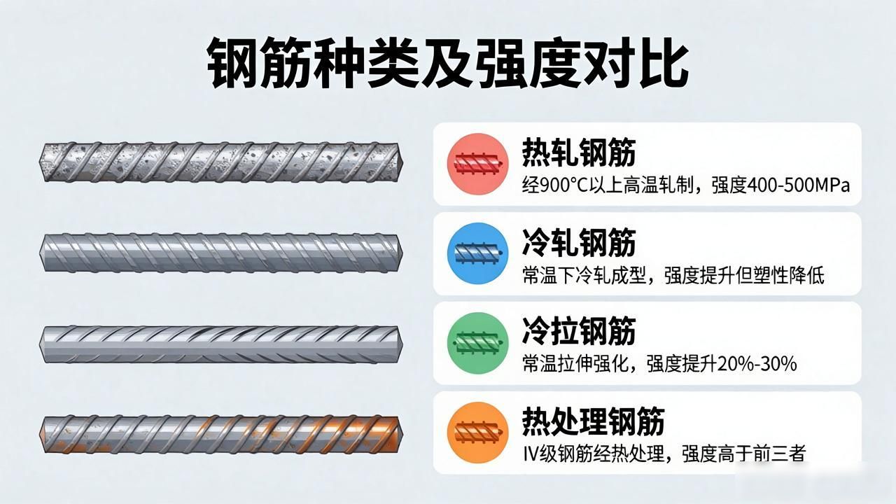 钢筋种类符号_钢筋焊接规格符号及图例_建筑钢筋符号大全