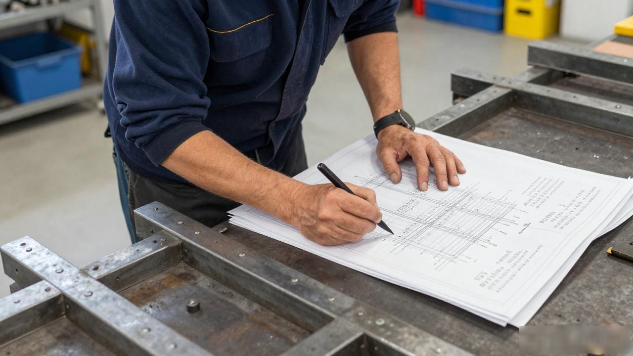 铆工制作画圆工具视频_铆工制作工艺_铆工工作内容详解