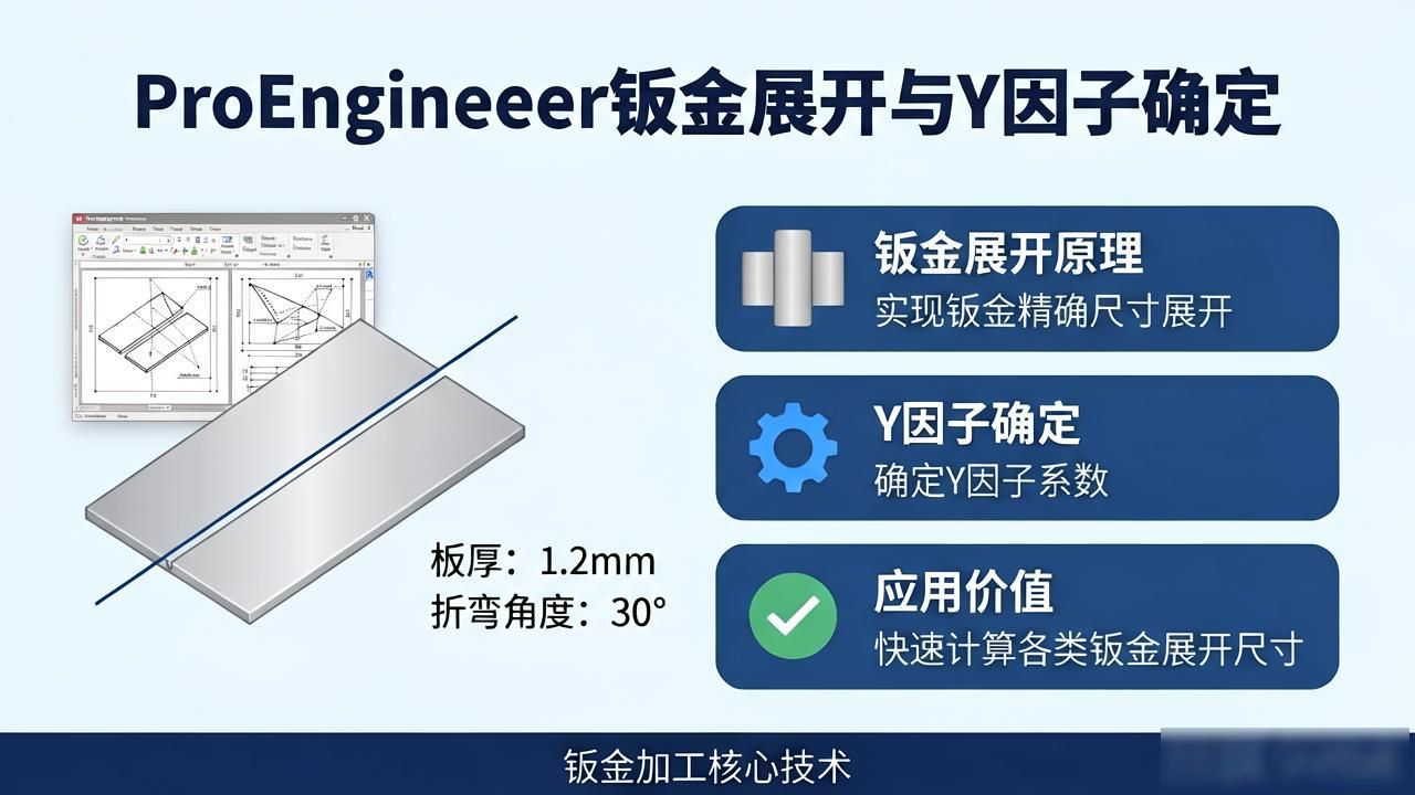 ProEngineer钣金展开的原理和Y因子的确定.pdf-铆焊老刘铆工焊工笔记