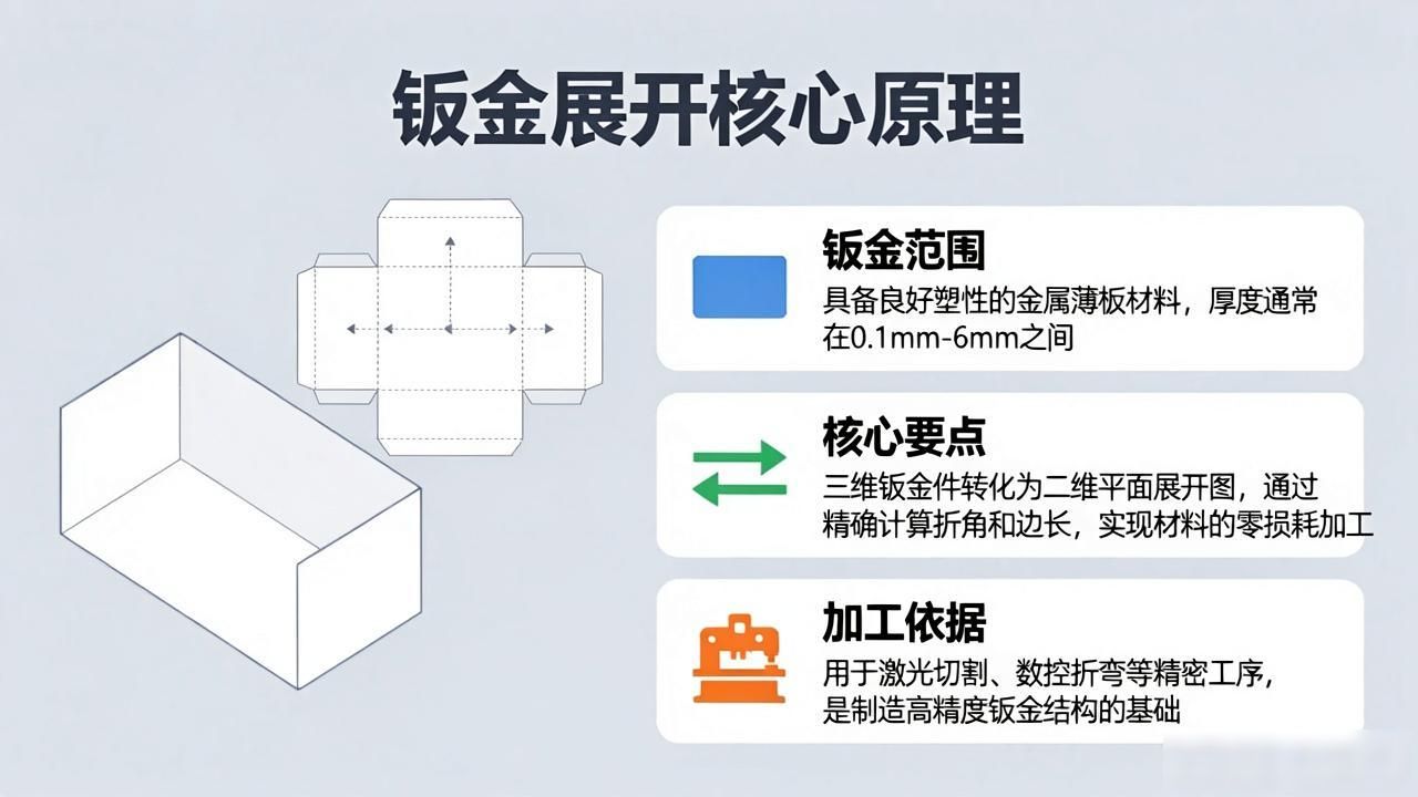 钣金展开原理与作图技术详解：面向机械设计与制造的实用指南-铆焊老刘铆工焊工笔记