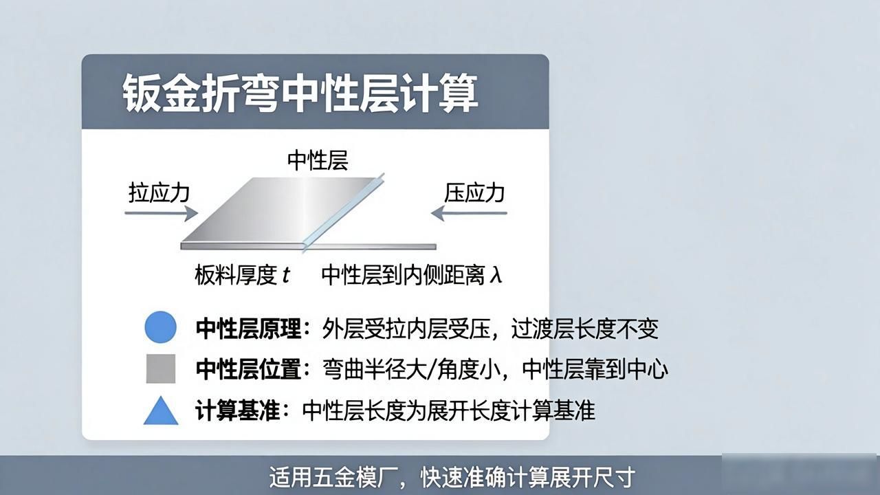 钣金折弯计算公式-铆焊老刘铆工焊工笔记