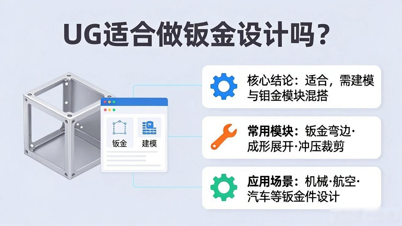 UG软件适合做钣金设计吗？需要学习掌握哪些模块？-铆焊老刘铆工焊工笔记