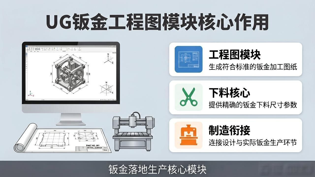 ug钣金设计课程_ug曲面转钣金展开_ug钣金装配工程图教程