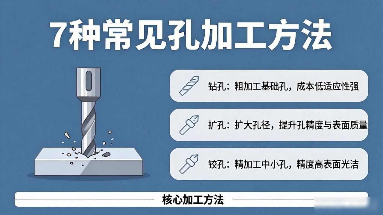 钻孔扩孔铰孔镗孔_镗削加工与钻孔区别_孔加工工艺
