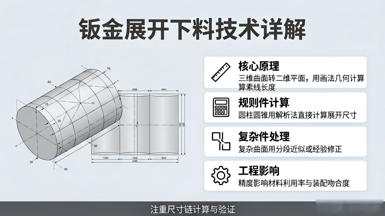 钣金展开下料技术详解与工程实践指南-铆焊老刘铆工焊工笔记