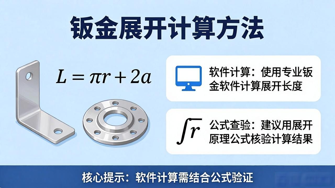 钣金展开斜着_钣金展开软件计算尺寸_钣金展开小软件使用教程