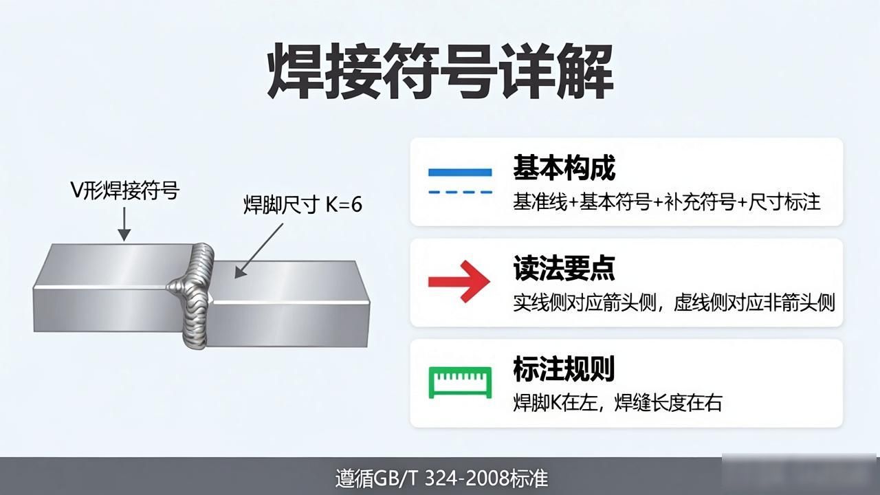 焊接符号大全详解-铆焊老刘铆工焊工笔记
