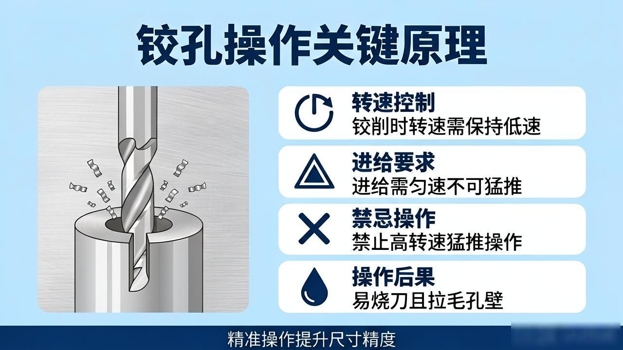 镗削加工与钻孔区别_精密内孔铰削加工_铰刀工作原理与切削技术