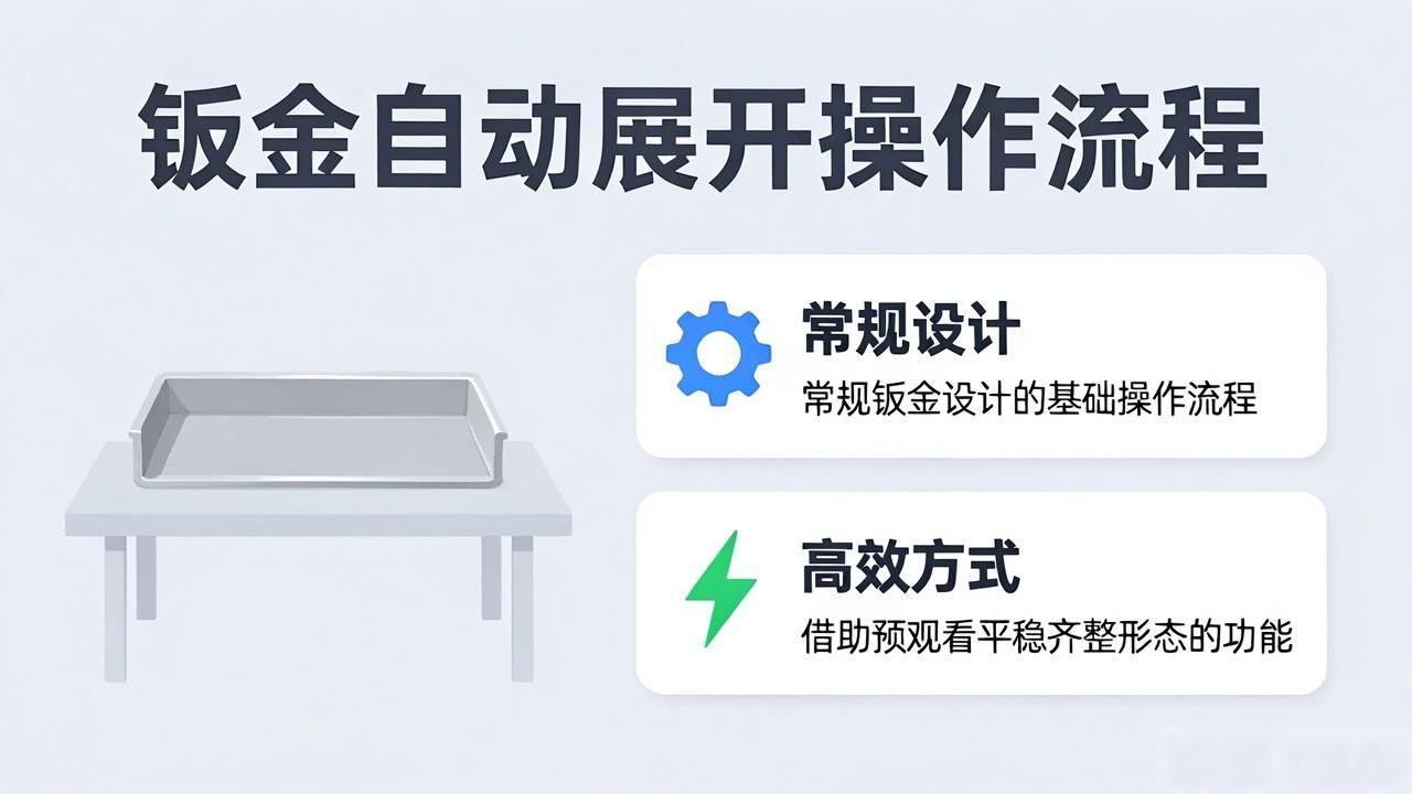 Creo钣金自动展开操作流程_creo怎样钣金展开_Creo钣金展开特征创建方法