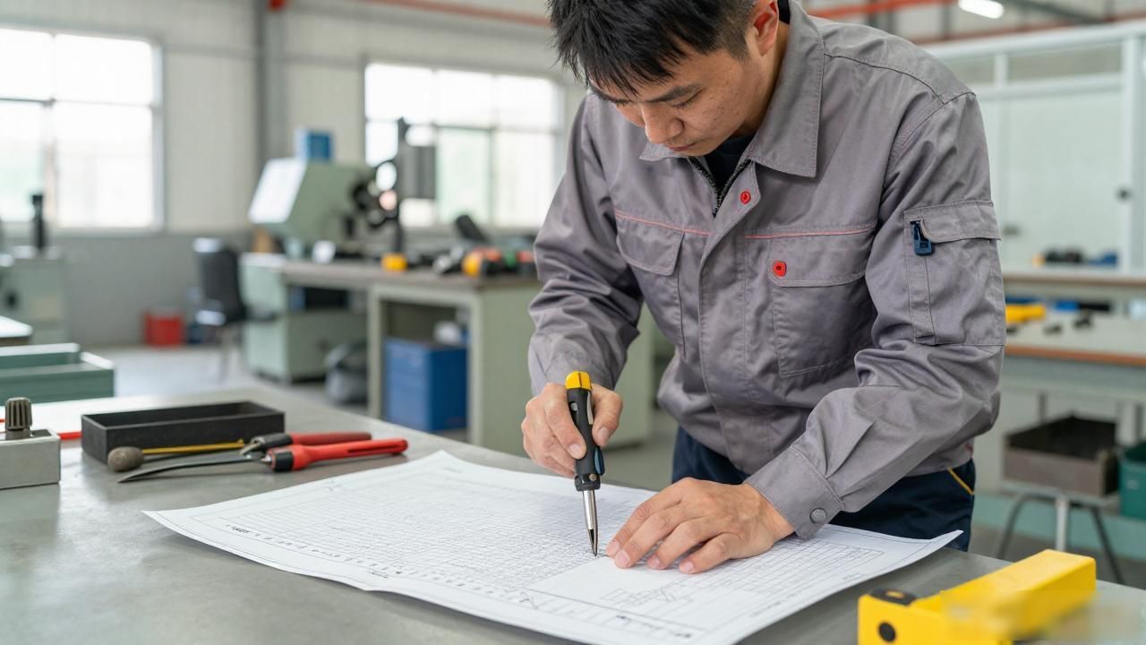 识图放样下料加工成型_铆工工作流程_铆工剪子工具怎么用