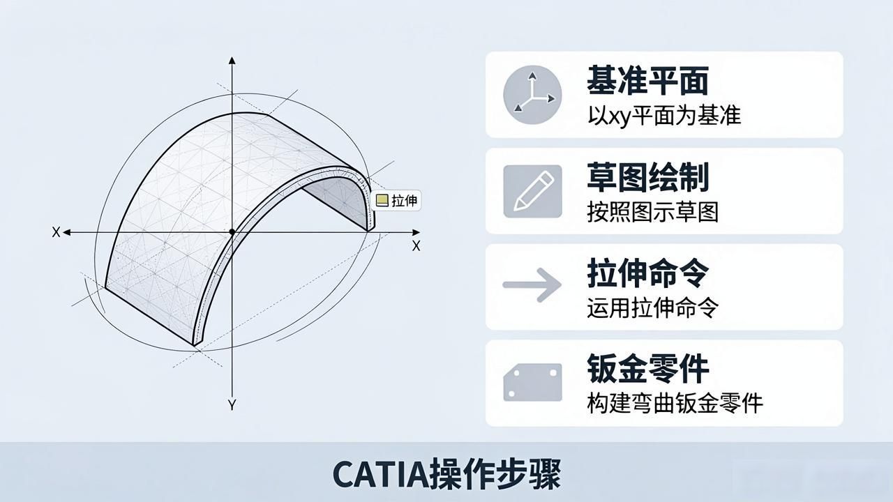 CATIA中已有图形的钣金展开方法-铆焊老刘铆工焊工笔记
