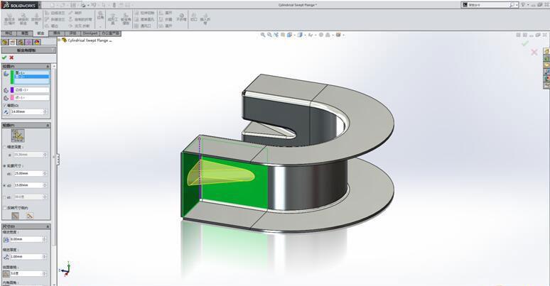 SolidWorks钣金成形工具制作_solidworks钣金带成型展开_钣金件冲压加工