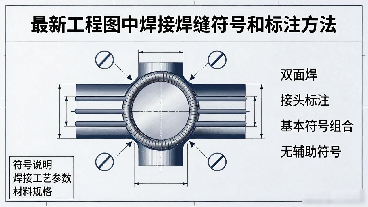 焊接符号汇总_GB/T 324-2008焊缝符号表示法_焊缝符号标注方法