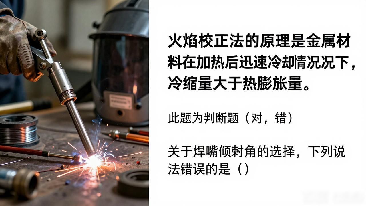 金属火焰矫正原理_火焰校正法原理_金属材料冷收缩量