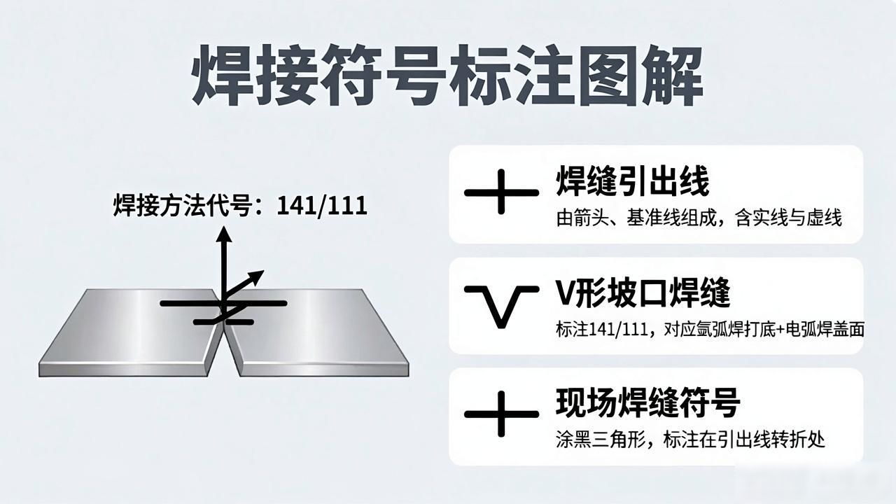 焊接符号汇总_焊缝基本符号_常用坡口符号