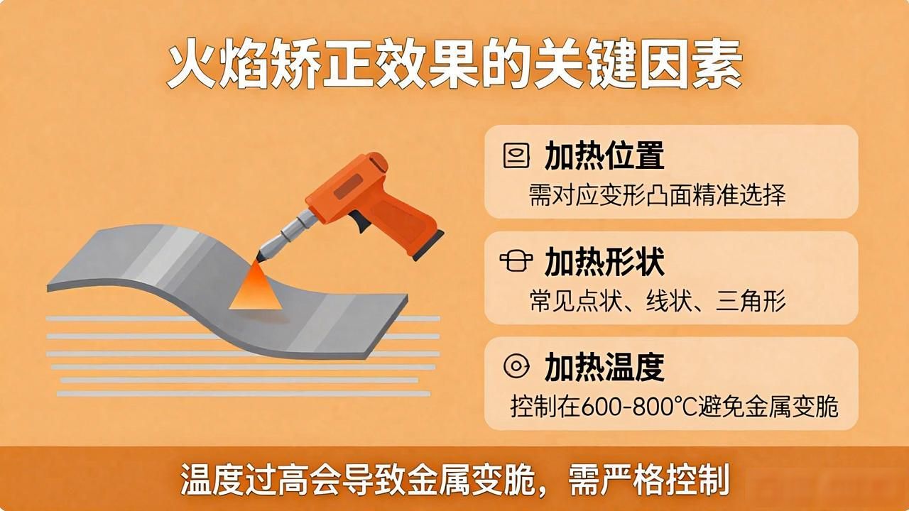 金属火焰矫正原理_火焰矫正效果因素_加热方式