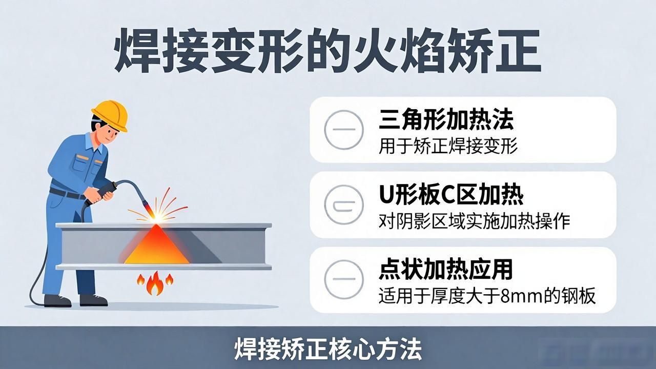 焊接变形火焰矫正方法_火焰矫正加热温度控制_金属火焰矫正原理